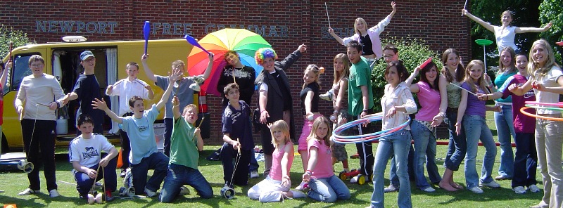 circus skills training in schools