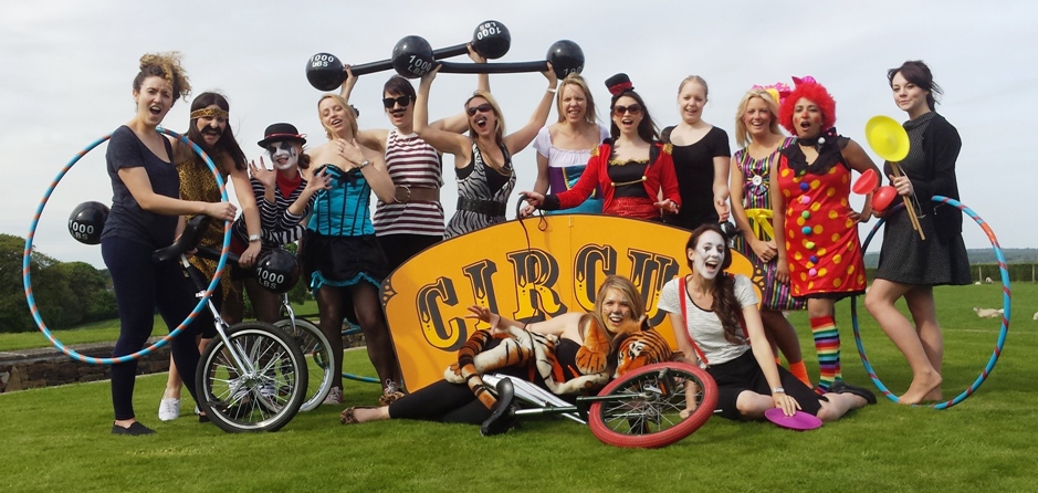 circus skills hen party